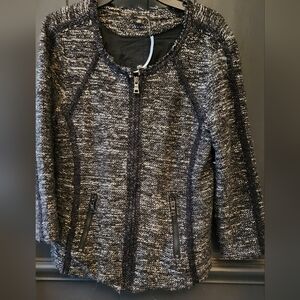 Ann Taylor Zip Front Blazer